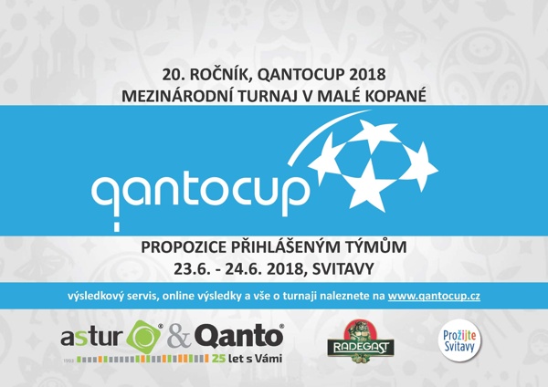Propozice, QantoCup 2018