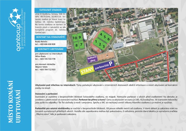 Propozice, QantoCup 2018